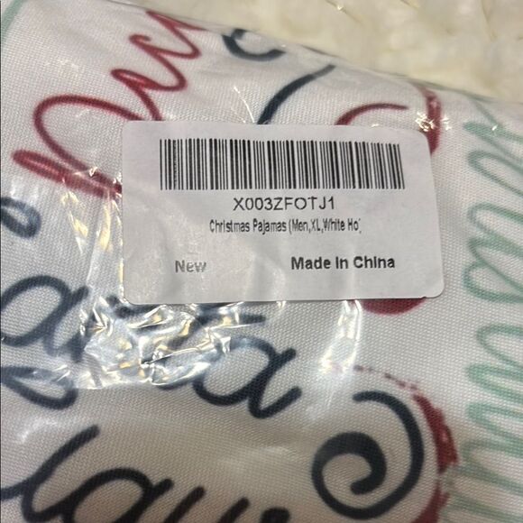 Amazon Red and White Festive Pajama Set - Picture 6 of 6